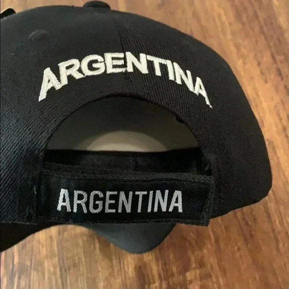 Argentina Flag Soccer Baseball Cap Adjustable NWT - Picture 6 of 10